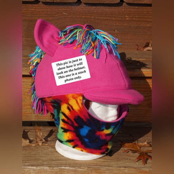 ❄️Child's winter equestrian helmet cover - Picture 3 of 3